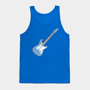 Blue electric guitar Tank Top